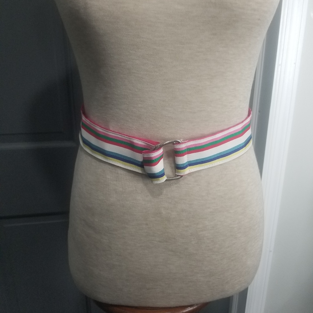 Colorful  Reversible Ribbon Belt - Picture 5 of 6